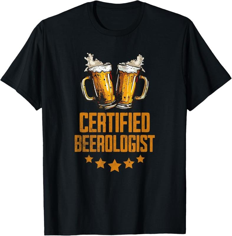 100% Cotton Certified Beerologist Funny Expert Beer Lover Tee T-Shirt Hoodie, Sweatshirt | PrintMintTees.com