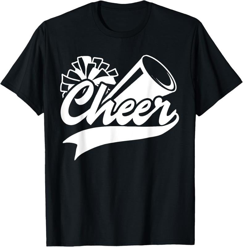 100% Cotton Cheerleading Peace Love Cheer Cheerleader Colors Matching T-Shirt Hoodie Sweatshirt | PrintMintTees.com