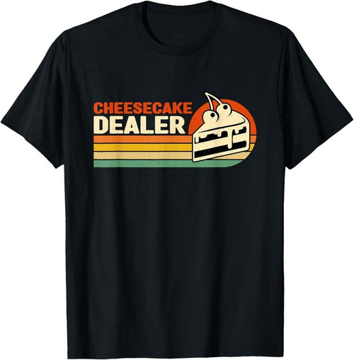 100% Cotton Cheesecake Dealer Retro Sweets Goodies Desserts Cheesecake T-Shirt Hoodie, Sweatshirt | PrintMintTees.com