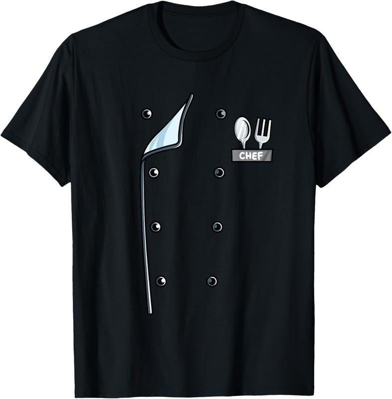 100% Cotton Chef Costume Coat Uniform Funny Cook Jacket for Cooking T-Shirt Hoodie Sweatshirt | PrintMintTees.com