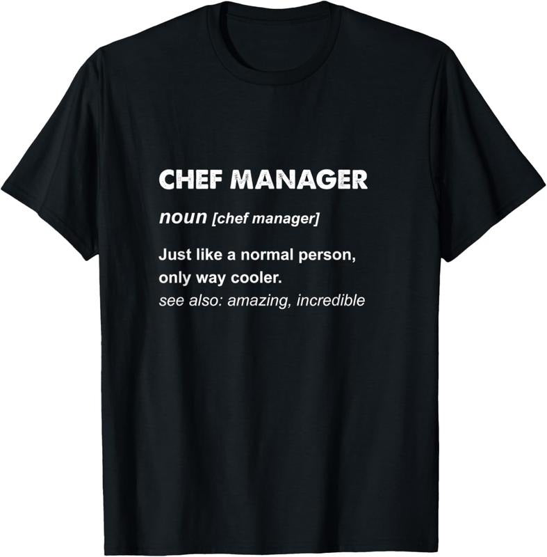 100% Cotton Chef Manager T-Shirts, Hoodie, Sweatshirt
