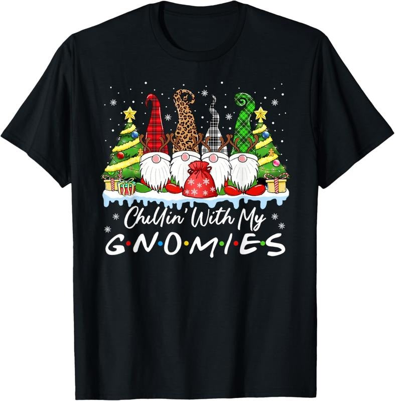 100% Cotton Chillin My Gnomies Funny Family Friend Gnomes T-Shirts, Hoodie, Sweatshirt