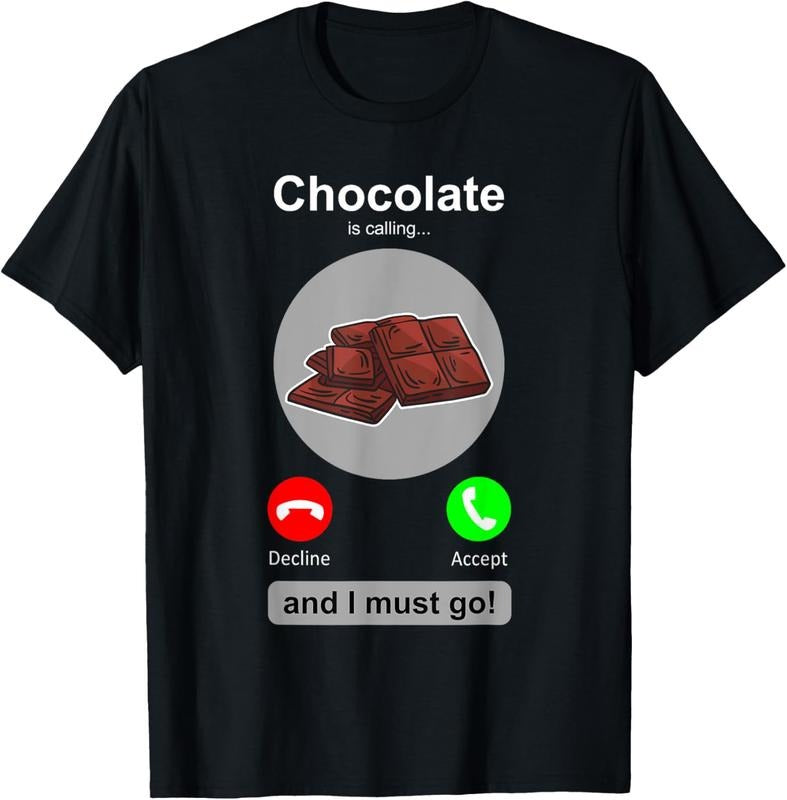 100% Cotton Chocolate Shirt Funny Chocolate Lover Candy Humor Gift T-Shirt Hoodie Sweatshirt | PrintMintTees.com