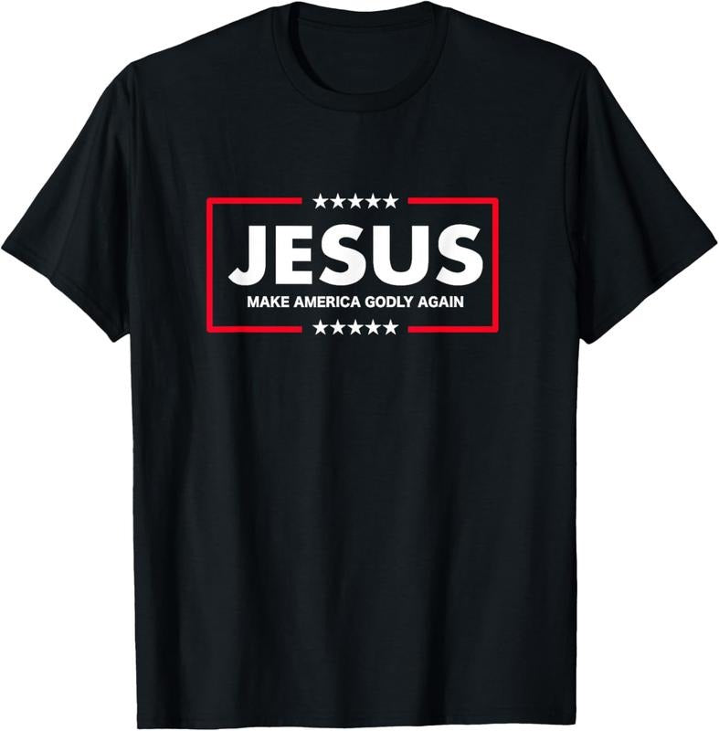 100% Cotton Christian Make America Godly Again T-Shirts, Hoodie, Sweatshirt