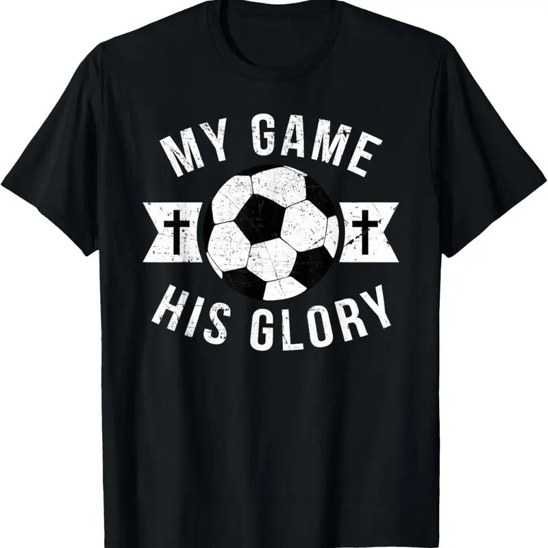 100% Cotton Christian Soccer Gifts Teen Boys Girls Sayings Phrases Cross T-Shirt Hoodie Sweatshirt | PrintMintTees.com
