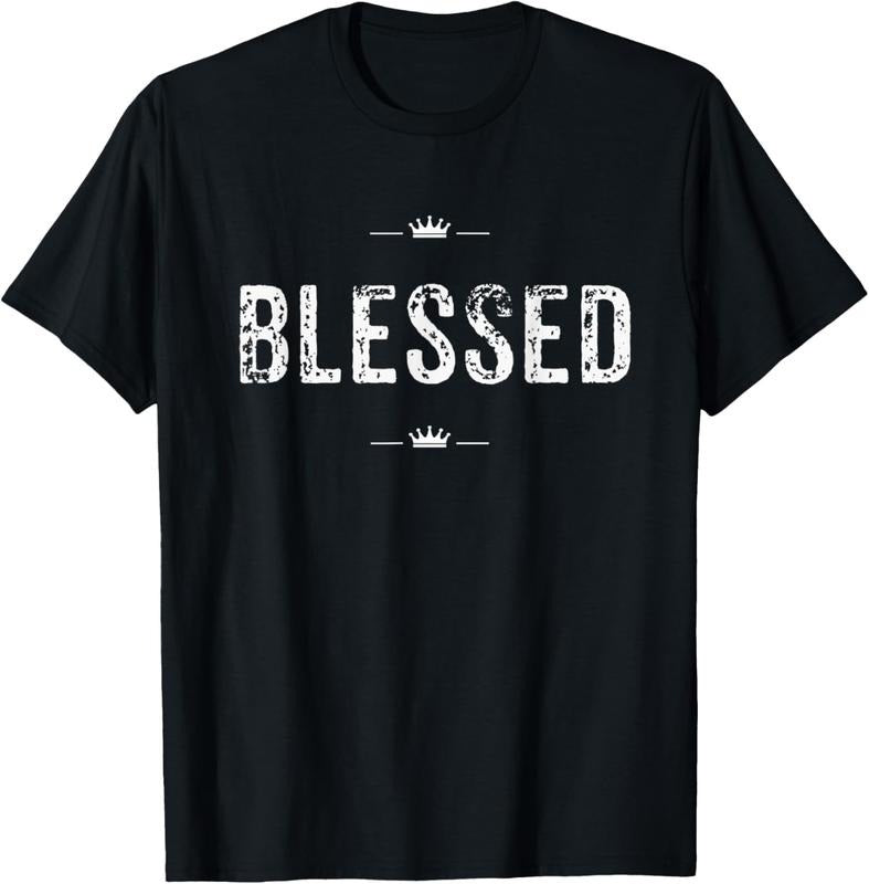 100% Cotton Christian T Shirt Blessed Faith and Inspirational T-Shirt Hoodie, Sweatshirt | PrintMintTees.com