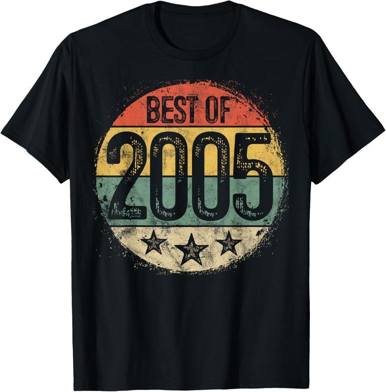 100% Cotton Circular Vintage Best of 2005 19 Year Old Gift 19th Birthday T-Shirt Hoodie, Sweatshirt | PrintMintTees.com