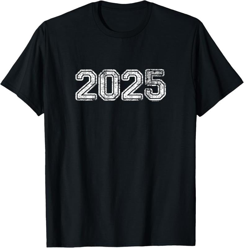 100% Cotton Class of 2025 | Graduation School Vintage Spirit Senior 2025 T-Shirt Hoodie, Sweatshirt | PrintMintTees.com