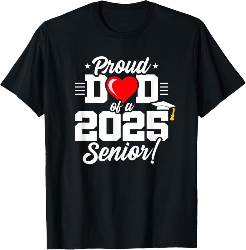 100% Cotton Class of 2025 - Senior Year - Proud Dad - Senior 2025 T-Shirt Hoodie, Sweatshirt | PrintMintTees.com