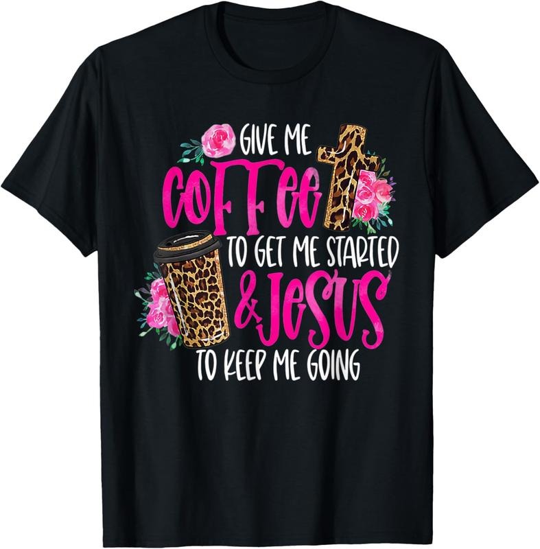 100% Cotton Coffee and Jesus , Women's Misses Unisex Plus Size Teacher T-Shirt Hoodie Sweatshirt | PrintMintTees.com