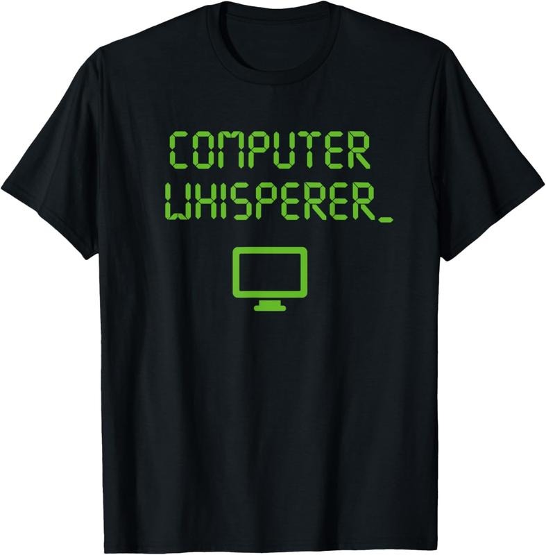 100% Cotton Computer Whisperer Shirt Tech Support Nerds Geeks Funny IT T-Shirt Hoodie Sweatshirt | PrintMintTees.com