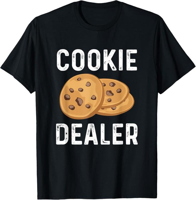 100% Cotton Cookie Dealer - Cookie Lover Gift Cookie Baker Cookie Gift T-Shirt Hoodie Sweatshirt | PrintMintTees.com