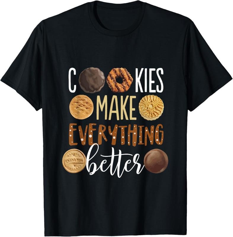 100% Cotton Cookies Make Everything Better Funny Christmas T-Shirt Hoodie Sweatshirt | PrintMintTees.com