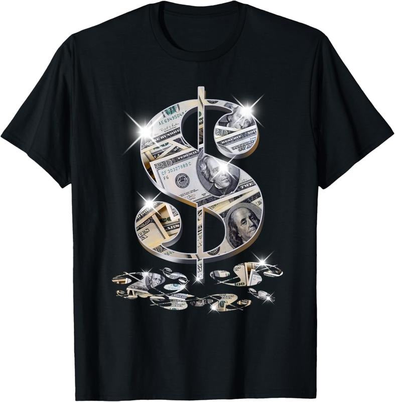 100% Cotton Cool As Dollar Bill Dollar Sign $ Gift Design Idea T-Shirt Hoodie Sweatshirt | PrintMintTees.com