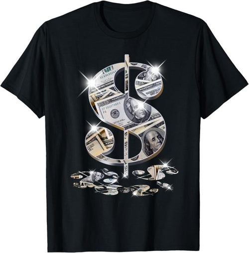 100% Cotton Cool As Dollar Bill Dollar Sign $ Gift Design Idea T-Shirt Hoodie Sweatshirt | PrintMintTees.com