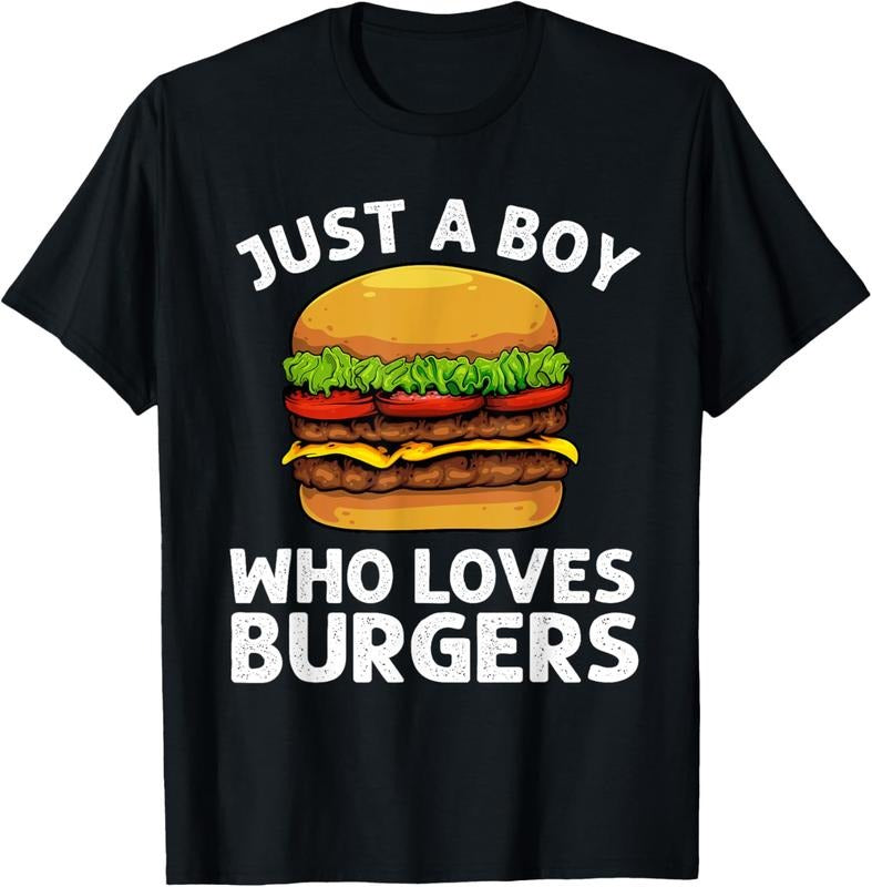 100% Cotton Cool Burger Art Hamburger Cheeseburger Lover T-Shirts, Hoodie, Sweatshirt