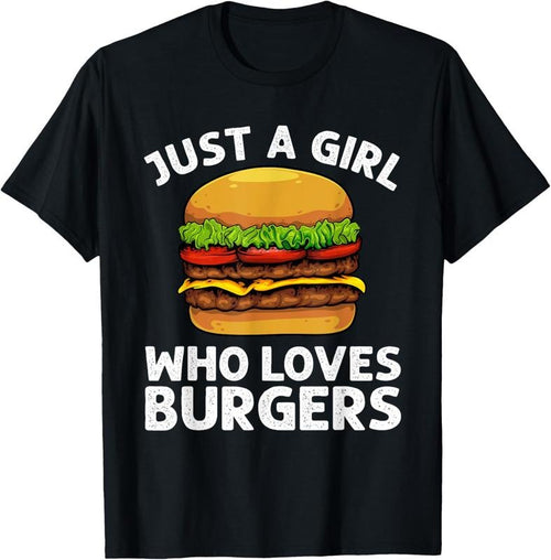 100% Cotton Cool Burger Art For Girls Women Hamburger Cheeseburger Lover T-Shirt Hoodie Sweatshirt | PrintMintTees.com