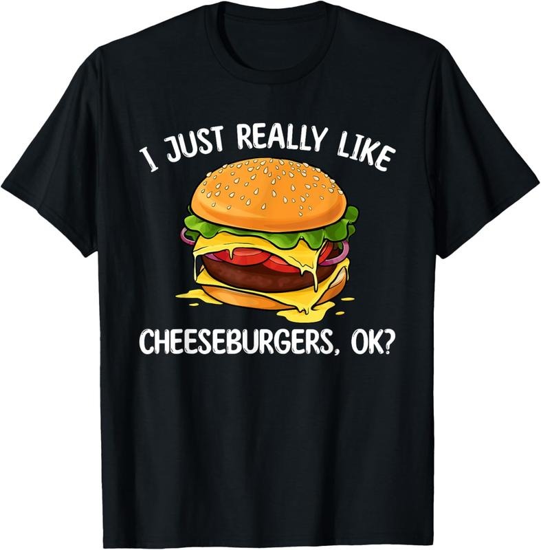 100% Cotton Cool Cheeseburger For Men Women  Cheese Burger Lovers T-Shirt Hoodie Sweatshirt | PrintMintTees.com