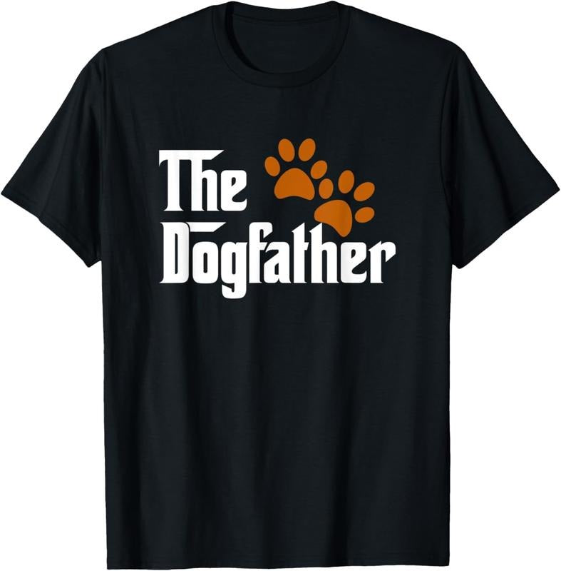 100% Cotton Cool Dog Dad Dog Father Shirt The DogFather T-Shirt Hoodie, Sweatshirt | PrintMintTees.com