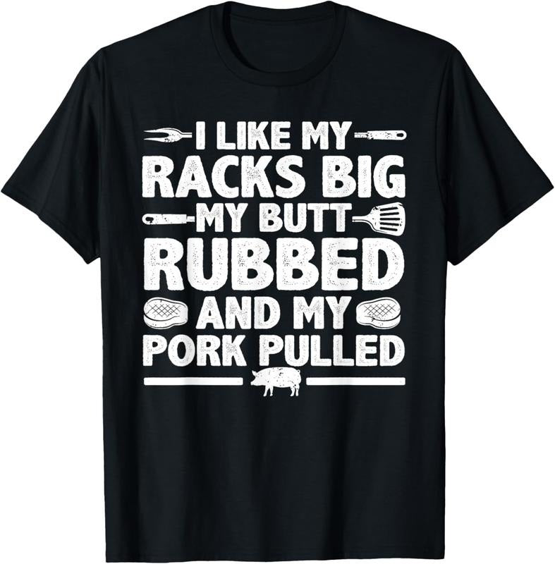 100% Cotton Cool Grilling For Men Women Pork Rub Smoking BBQ Meat Smoker T-Shirt Hoodie Sweatshirt | PrintMintTees.com