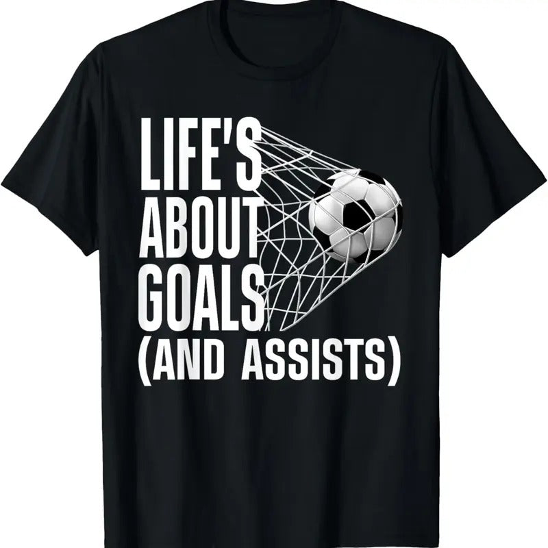 100% Cotton Cool Soccer For Men Women Soccer Lovers Player Football Goal T-Shirt Hoodie, Sweatshirt | PrintMintTees.com