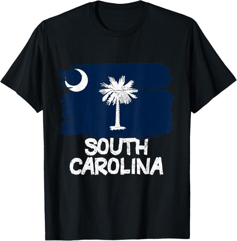 100% Cotton Cool South Carolina Flag T-Shirts, Hoodie, Sweatshirt