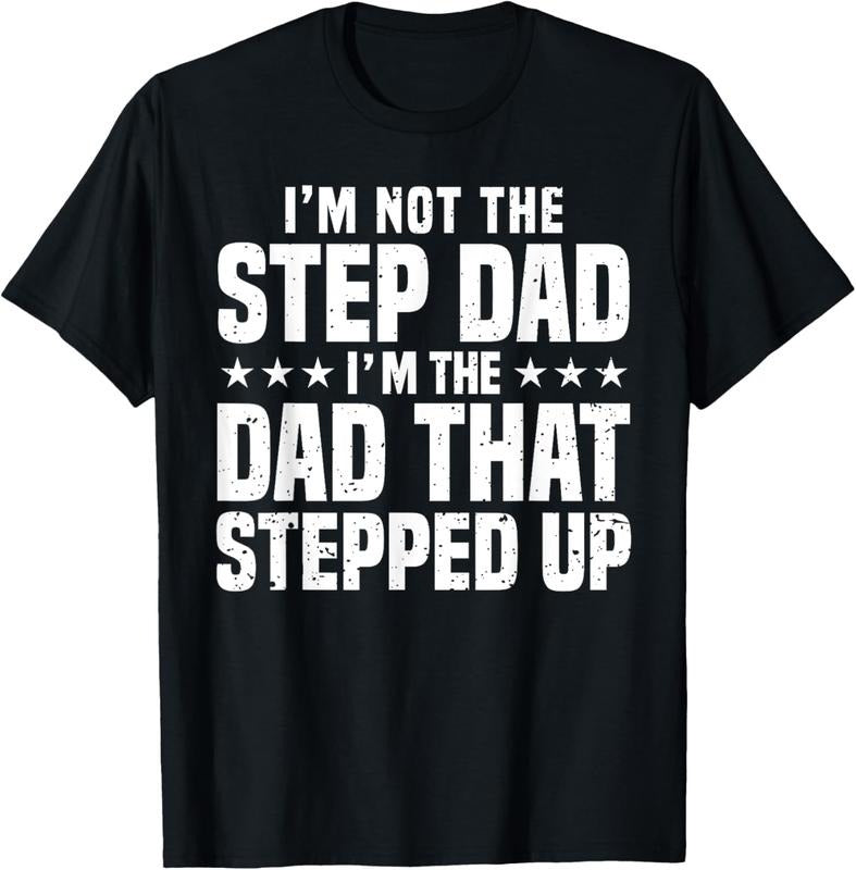 100% Cotton Cool Step Up Dad For Men Father World's Best Stepdad Ever T-Shirt Hoodie Sweatshirt | PrintMintTees.com