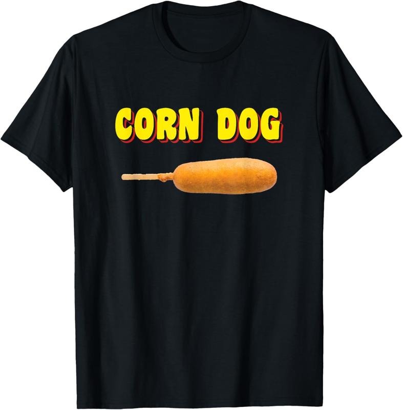 100% Cotton Corn Dog T-Shirt, Carnival Style Hoodie, Sweatshirt | PrintMintTees.com