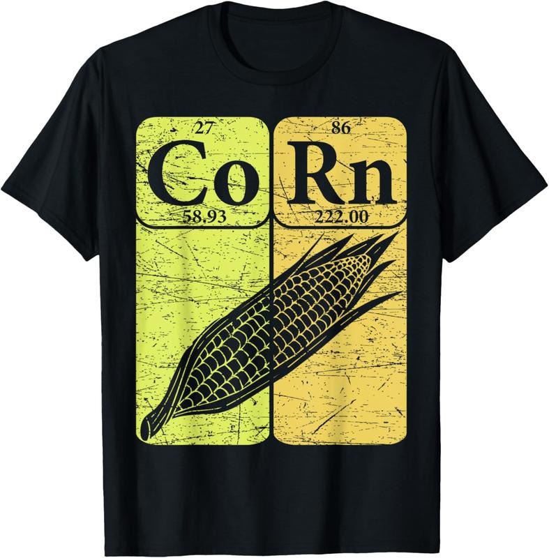 100% Cotton Corn Periodic Table Elements Corn Lover Retro Sweet Corn T-Shirts, Hoodie, Sweatshirt