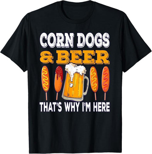 100% Cotton Corndog Carnival Beer Fried Corn Dog T-Shirt Hoodie, Sweatshirt | PrintMintTees.com