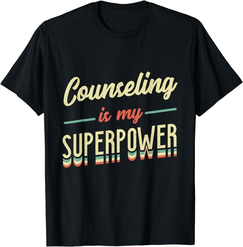 [100% Cotton]Counseling Is My Superpower School Counselor T-Shirt Hoodie Sweatshirt | PrintMintTees.com