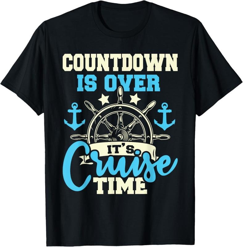 100% Cotton Countdown Is Over 'S Cruise Time Cruising Lover Cruiser Shirt Hoodie Sweatshirt