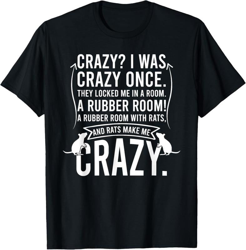 100% Cotton Crazy I Was Crazy Once They Locked Me In A Room T-Shirt Hoodie, Sweatshirt | PrintMintTees.com