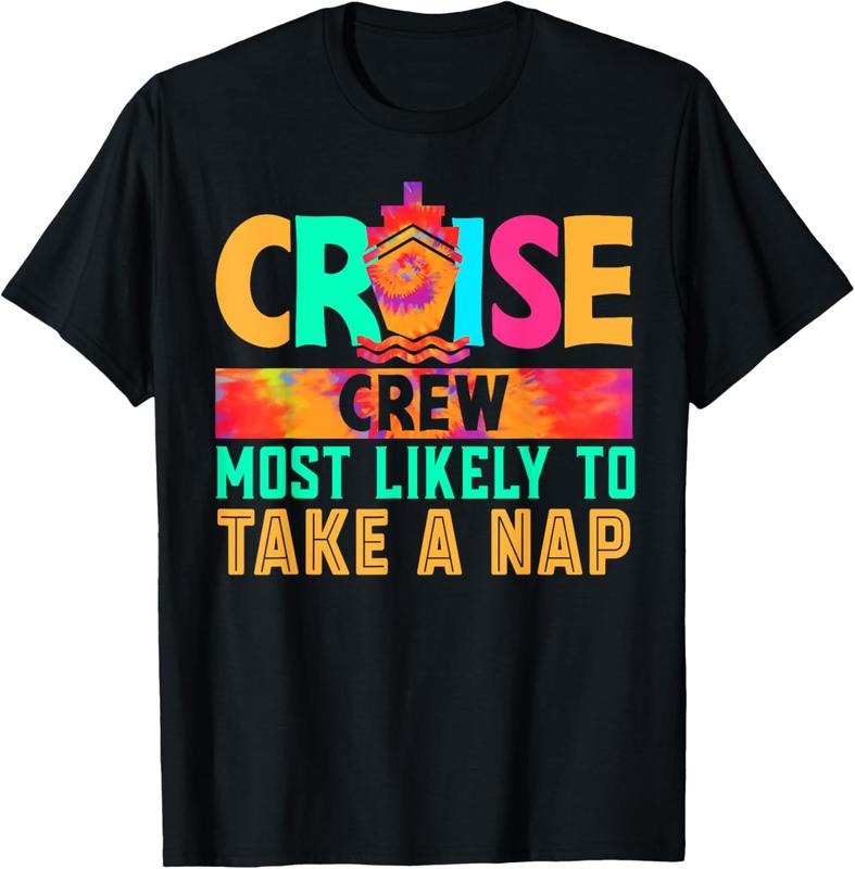 100% Cotton Cruise Crew Most Likely to Take A Nap Hippie T-Shirt Hoodie, Sweatshirt | PrintMintTees.com