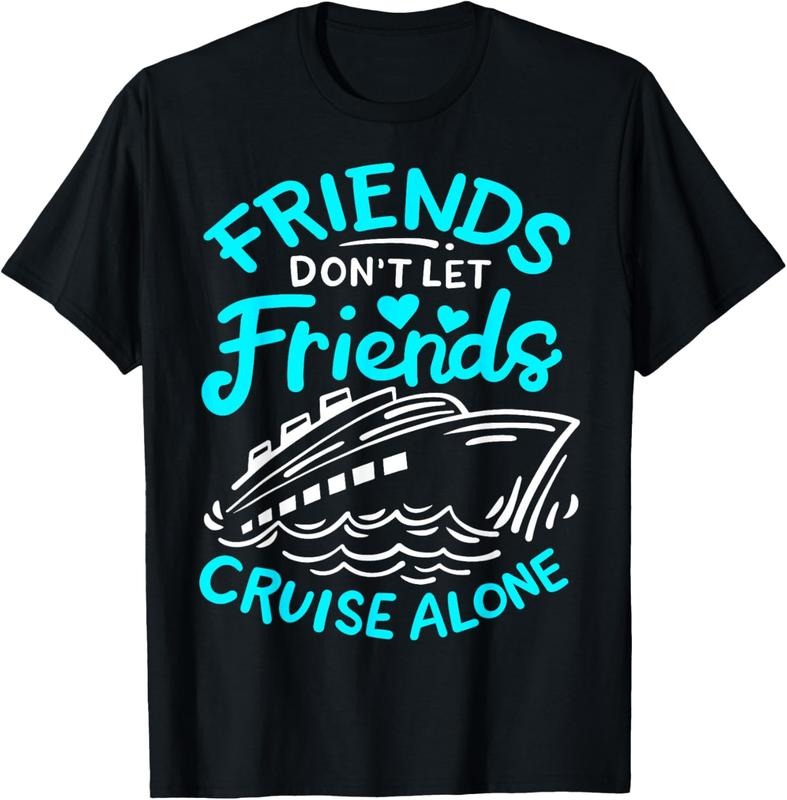 100% Cotton Cruise Friends Cruise Vacation T-Shirt Hoodie Sweatshirt | PrintMintTees.com