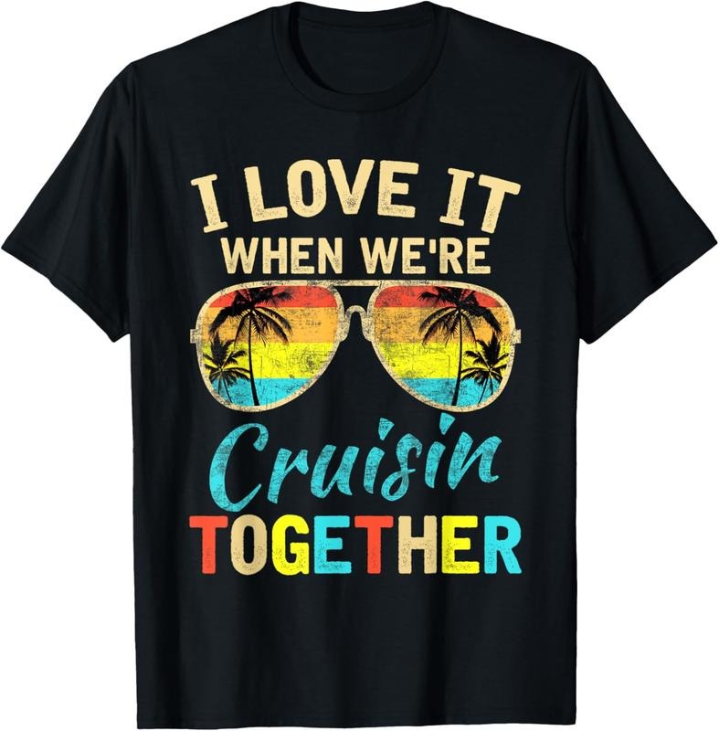 100% Cotton Cruise Ship Vacation Friends Buddies Couples Girl I Love It T-Shirt Hoodie Sweatshirt | PrintMintTees.com