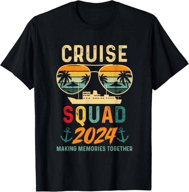 100% Cotton Cruise Squad 2024 Family Vacation Matching Group Summer T-Shirts, Hoodie, Sweatshirt