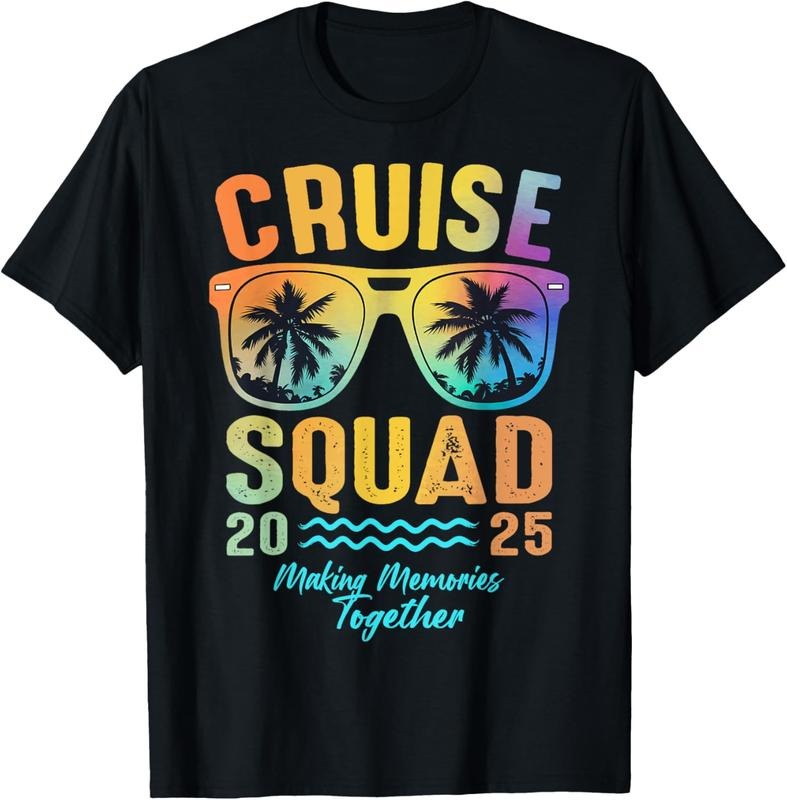 100% Cotton Cruise Squad 2025 Family Cruise Vacation Trip Group Matching T-Shirt Hoodie, Sweatshirt | PrintMintTees.com
