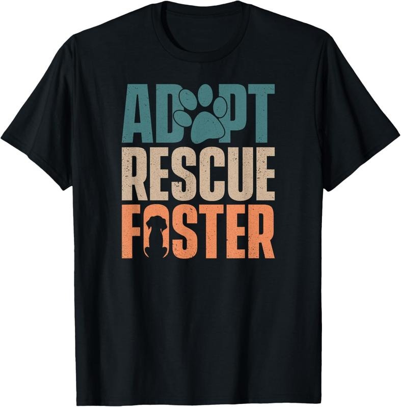 100% Cotton Cute Dog Adoption Rescue - Adopt Rescue Foster T-Shirt Hoodie Sweatshirt | PrintMintTees.com