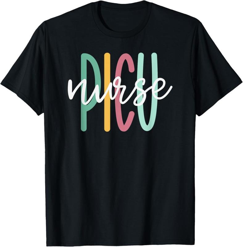 100% Cotton Cute PICU Nurse T-Shirt Hoodie Sweatshirt | PrintMintTees.com