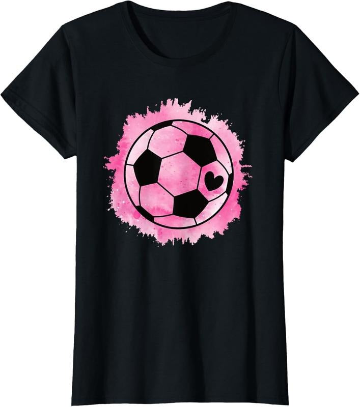 100% Cotton Cute Soccer Girl Player Soccer Lover Women Girls  T-Shirt Hoodie Sweatshirt | PrintMintTees.com