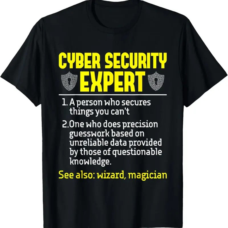 100% Cotton Cyber Security Expert Network Support Hacker Programmer T-Shirts, Hoodie, Sweatshirt