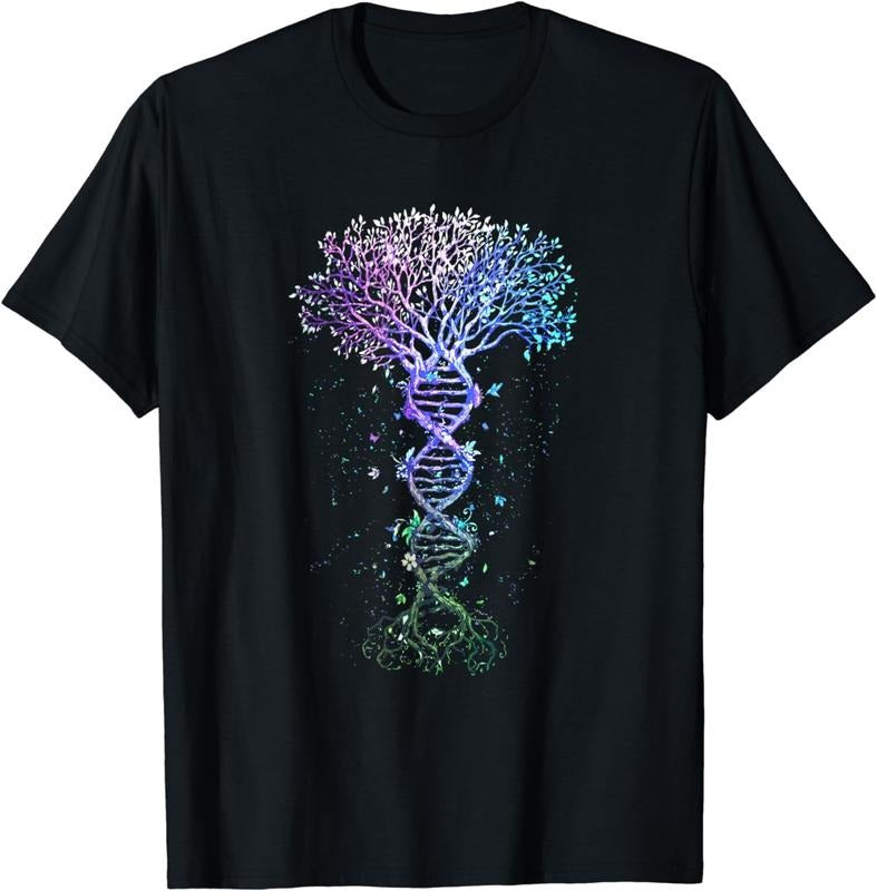 [100% Cotton]DNA Tree Life Earth Genetics Biologist Science Gift T-Shirt Hoodie Sweatshirt | PrintMintTees.com