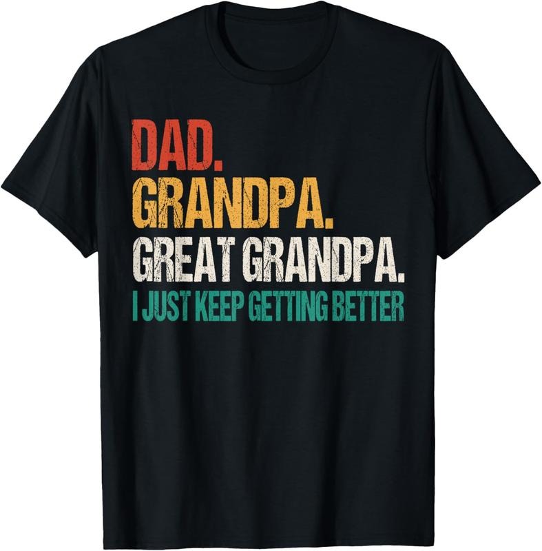 100% Cotton Dad Grandpa Great Grandpa Fathers Day For Great Grandfather T-Shirt Hoodie, Sweatshirt | PrintMintTees.com