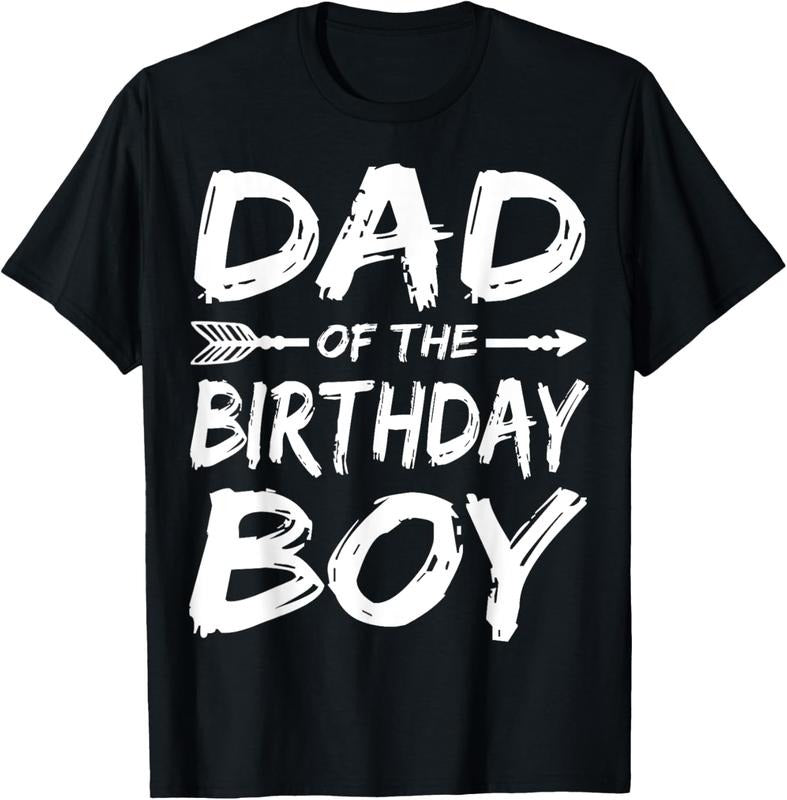 100% Cotton Dad of the birthday boy matching family party T-Shirt Hoodie Sweatshirt | PrintMintTees.com
