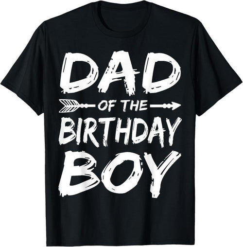 100% Cotton Dad of the birthday boy matching family party T-Shirt Hoodie Sweatshirt | PrintMintTees.com