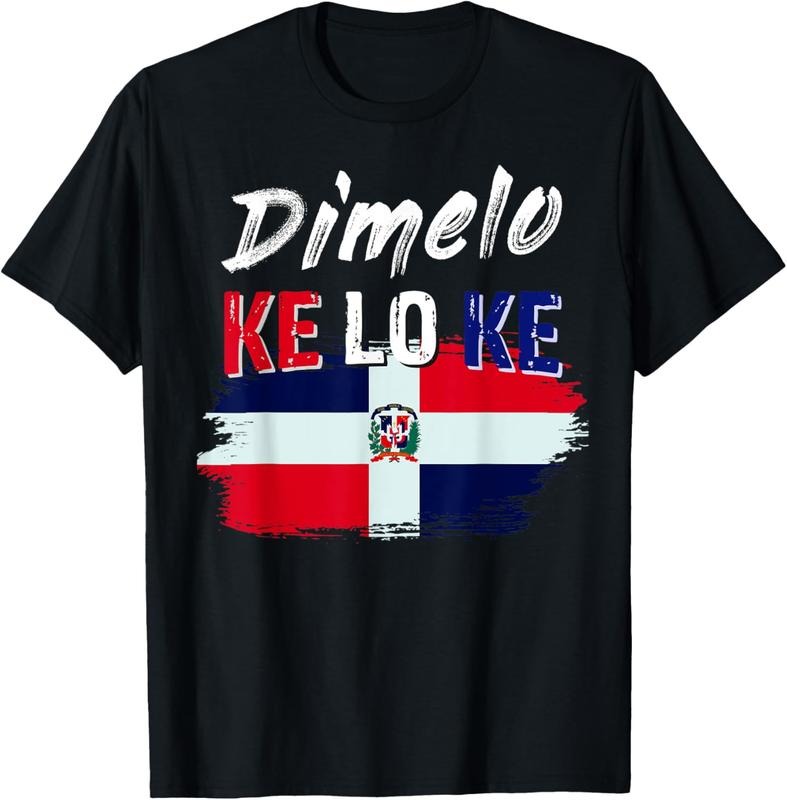 100% Cotton Dimelo Ke Lo Ke Dominican Republic Flag T-Shirt Hoodie, Sweatshirt | PrintMintTees.com