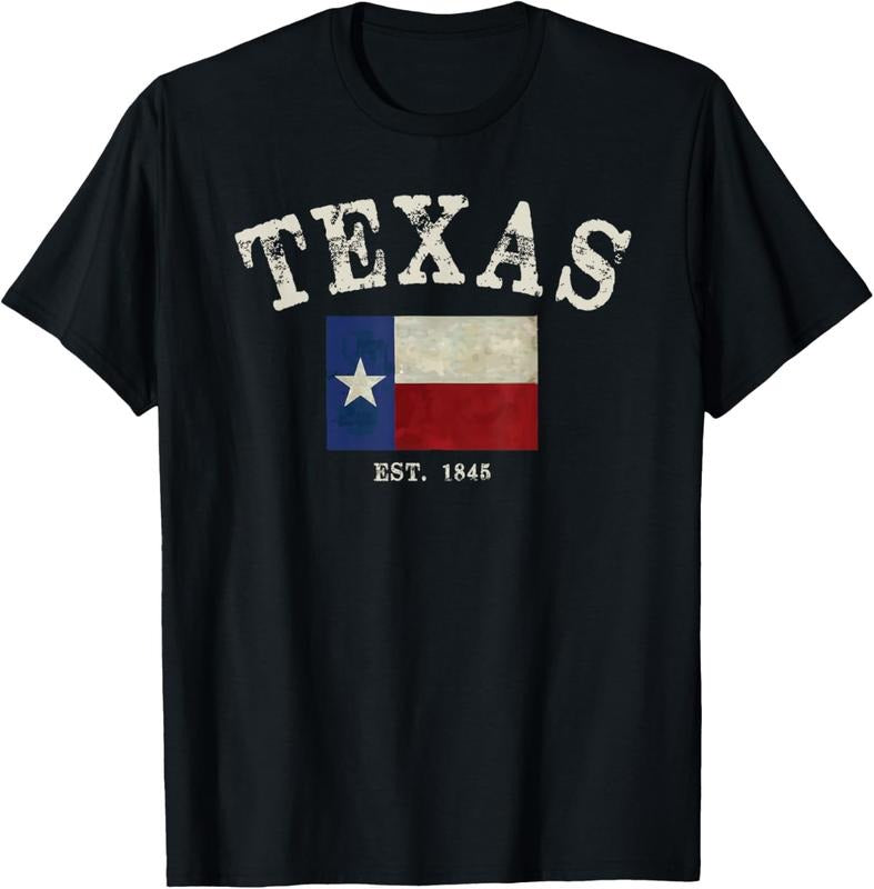 100% Cotton Distressed Texas State Flag T-Shirt Hoodie Sweatshirt | PrintMintTees.com