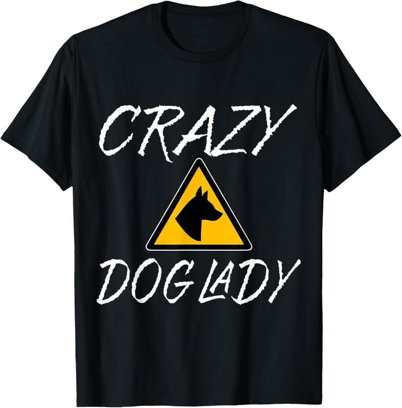 100% Cotton Dog Lover Funny - Crazy Dog Lady T-Shirt Hoodie Sweatshirt | PrintMintTees.com