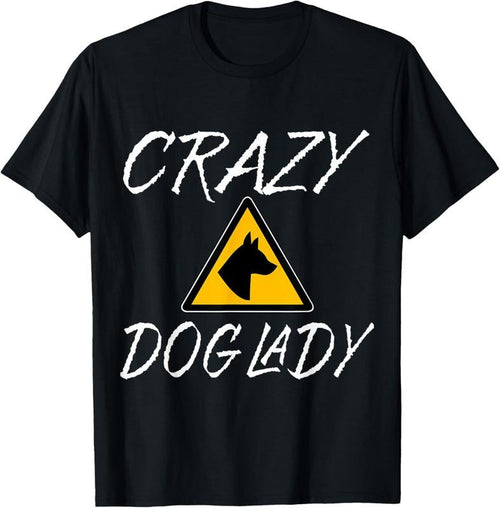 100% Cotton Dog Lover Funny - Crazy Dog Lady T-Shirt Hoodie Sweatshirt | PrintMintTees.com